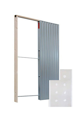 Cadre de porte coulissante pour mur en plaques de plâtre 100mm