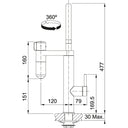 Grifo de agua filtrada Vital Neo Cromo FRANKE FRANKE - 6