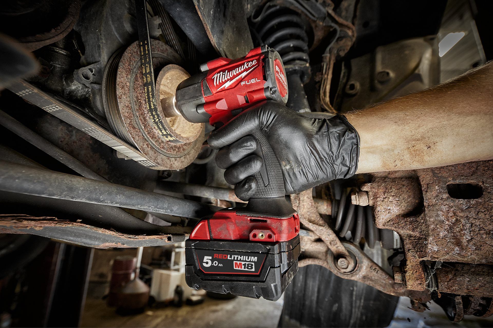 Llave de impacto de par medio M18 FUEL 1/2" Con anillo de fricción Milwaukee M18 FMTIW2F12-502X MILWAUKEE - 6