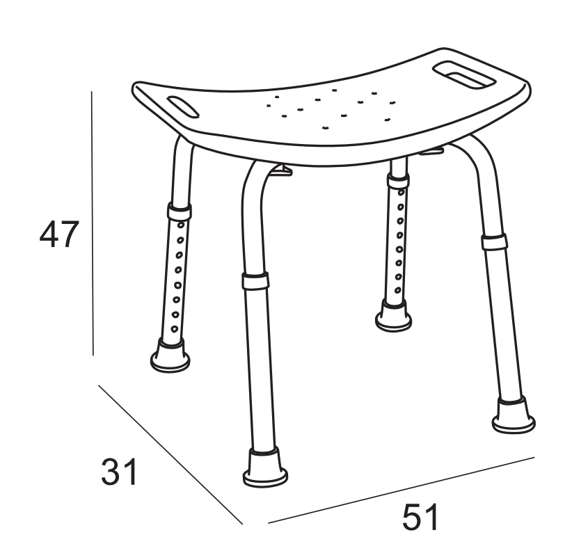 Asiento Ducha con Patas Regulables 1940 Manillons Torrent MANILLONS TORRENT - 1