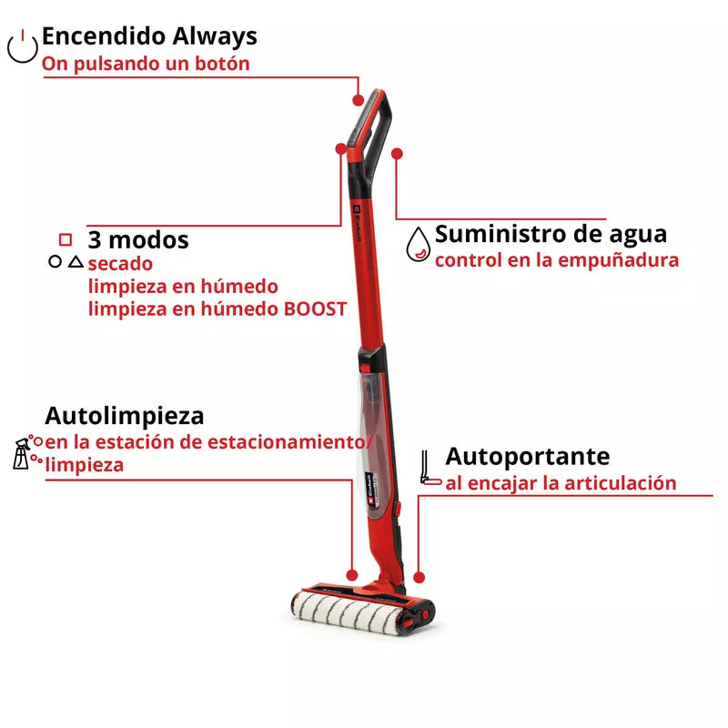 Limpiador de suelos duros con batería CLEANEXXO Einhell