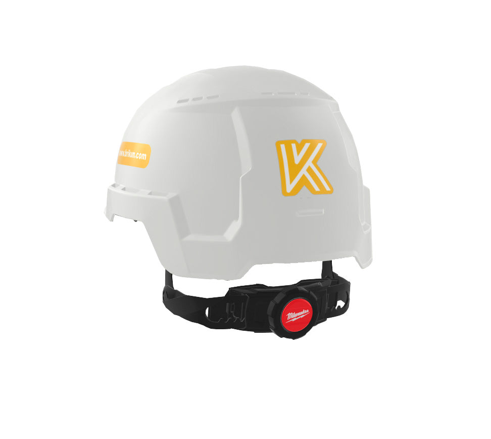 Casco ventilado Bolt100 Milwaukee edición Brikum