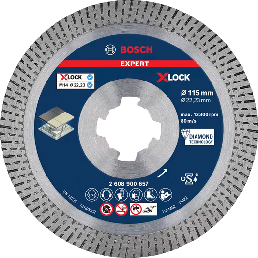 Diamond blade 115mm Expert Hard Ceramic Bosch