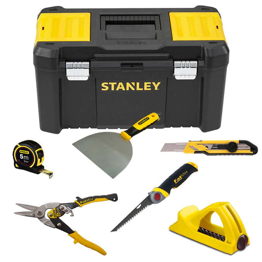 Kit herramientas manuales para Panel Yeso 7 piezas Stanley CPROF666 STANLEY - 1