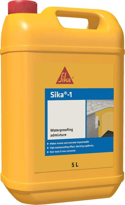 Imperméabilisation du béton et du mortier Sika-1 5kg SIKA - 1