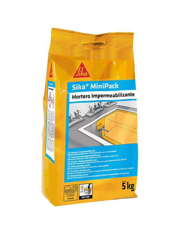 Minipack Mortier d'imperméabilisation 5kg Sika SIKA - 1