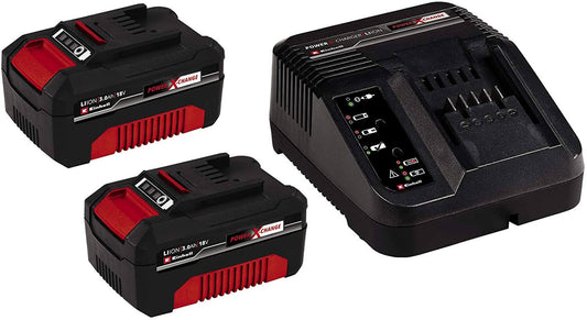 Set 2 baterías y cargador 18V 3,0Ah Einhell PXC Starter Kit 4512098