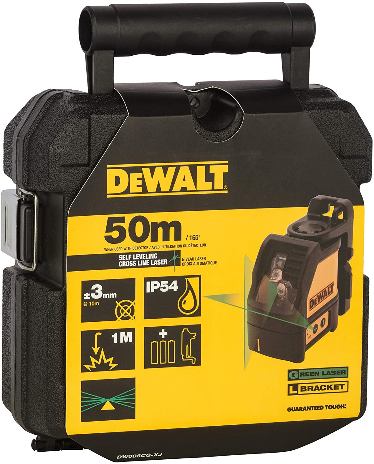 Nivel Láser Dewalt Autonivelante de 2 lineas en Cruz Verde DW088CG DEWALT - 11